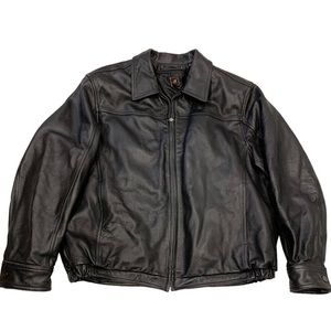 Wilson’s Leather Mens Black‎ Leather Insulated Jacket XL